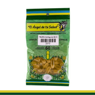CAPS.B. TIBURON (CARTILAGO DE) BSA.60pz Clave:2370