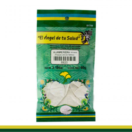 PVO. ALUMBRE PIEDRA Producto BSA.60g Clave:6820