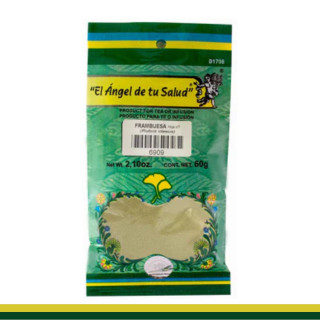PVO. FRAMBUESA HOJA C/T BSA.60g Clave:6909