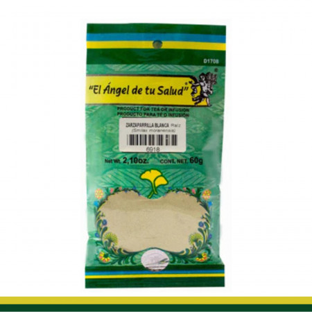 PVO. ZARZAPARRILLA BLANCA Raíz BSA.60g Clave:6918