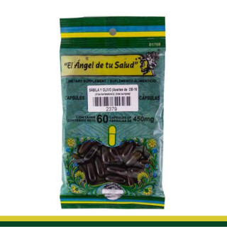 CAPS.B. SABILA  Y OLIVO (Aceites) BSA.60pz Clave:2379