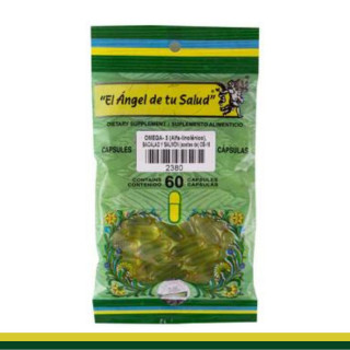 CAPS.B. OMEGA 3, BACALAO Y SALMON (aceites) BSA.60pz Clave:2380