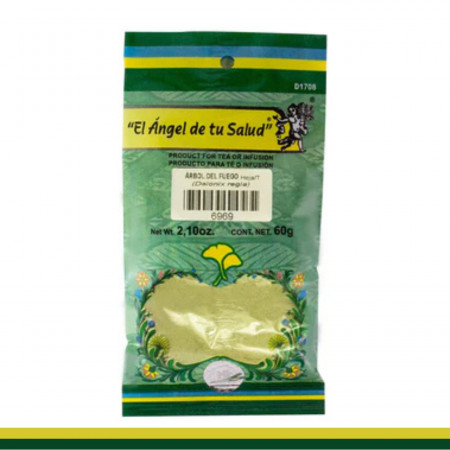 PVO. ARBOL DE FUEGO Hoja C/T BSA.60g Clave:6969