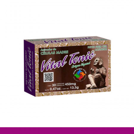 CAPS.D. VITAL TONIC® CELULAS MADRE VEGETALES CJA.BL.30pz Clave:1956