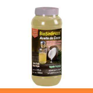 AC.NAT. BIOSINGRASS® COCO EXTRA VIRGEN CON AROMA FCO. 1L Clave:0121
