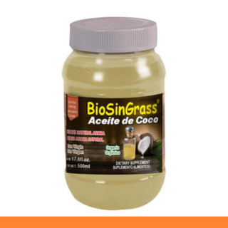 AC.NAT. BIOSINGRASS® COCO EXTRA VIRGEN CON AROMA FCO. 500ml Clave:0122