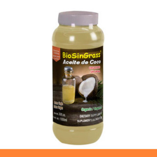 AC.NAT. BIOSINGRASS® COCO EXTRA VIRGEN SIN AROMA FCO. 1L Clave:0124