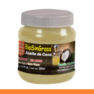 AC.NAT. BIOSINGRASS® COCO EXTRA VIRGEN SIN AROMA FCO. 250ml Clave:0126