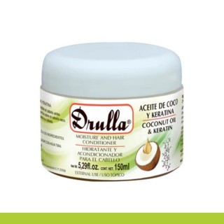 HIDR.ACON. DRULLA® AC. COCO Y KERATINA TARRO 150g Clave:0127
