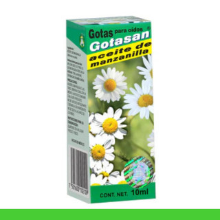 GOTAS OTO. GOTASAN® ACEITE DE MANZANILLA CJA.GOT.10ml Clave:0210