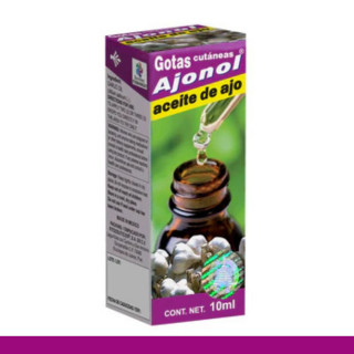 GOTAS CUT. AJONOL® ACEITE DE AJO CJA.GOT.10ml Clave:0213