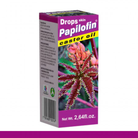AC. PAPILOFIN® ACEITE DE CASTOR CJA.GOT.75ml Clave:0214