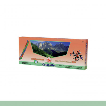 AMP.ING. COLAGENAT® COLAGENO LIQUIDO Y MSM CJA.10x20ml Clave:1706