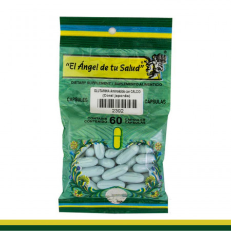 CAPS.B. GLUTAMINA con CORAL JAPONES (geriatrico)  BSA.60pz Clave:2392
