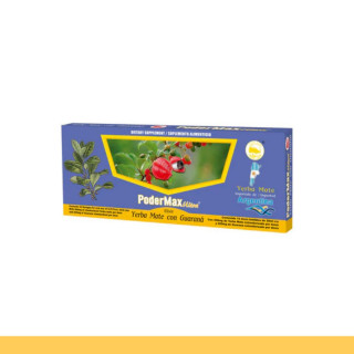 AMP.ING. PODERMAXULTRA® YERBA MATE Y GUARANA CJA.10x20ml Clave:1719