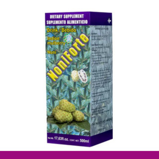 BEBIDA NONIFORTE® NONI FRUTO CJA.BOT.500ml Clave:1807