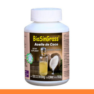CAPS.B. BIOSINGRASS® ACEITE DE COCO FCO.120pz Clave:1910