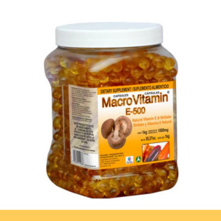 CAPS.B. MACROVITAMIN® SHITAKE Y VITAMINA E500 FCO.1kg Clave:1926