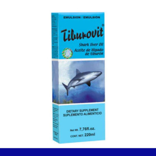 EMULSION TIBUROVIT® AC. HIGADO DE TIBURON CJA.FCO.220ml Clave:3603