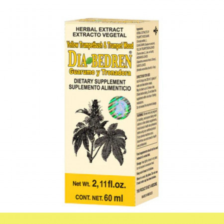 EXTCTO.V. DIABEDREN® GUARUMO Y TRONADORA CJA.FCO.60ml Clave:3705
