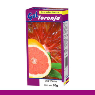 GEL COR. GELTORONJA® TORONJA FRUTO CJA.FCO.90g Clave:4104