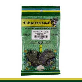 CAPS.B. DAMIANA DE CALIFORNIA Aceite con CITRULINA BSA.60pz Clave:2398