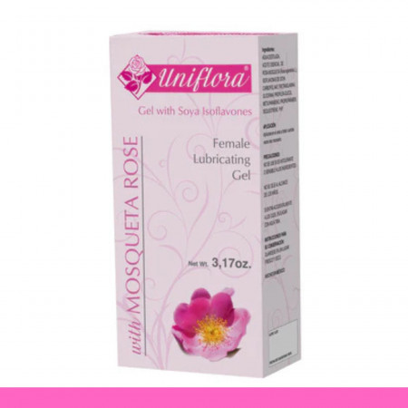 GEL L.F. UNIFLORA® ROSA MOSQUETA CON ISOFLAVONAS CJA.FCO.90g Clave:4109