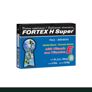 GRGS. FORTEX H SUPER® DAMINA, ZARZAPARRILLA Y VITAMINA E CJA.30pz Clave:4302