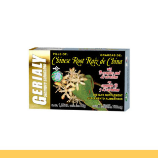 GRGS. GERIALY® RAIZ DE CHINA Y COMPLEJO B CJA.48pz Clave:4303