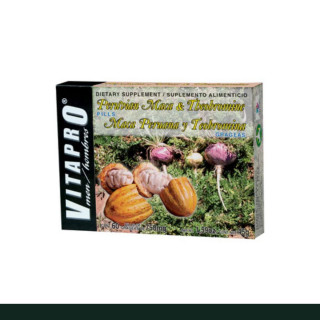 GRGS. VITAPRO® MACA PERUANA Y TEOBROMINA CJA.60pz Clave:4312