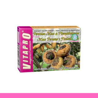 GRGS. VITAPRO® MACA PERUANA Y FENILETILAMINA CJA.60pz Clave:4316