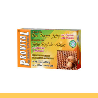 GRGS. PROVITAL® JALEA REAL, VITAMINAS Y MINERALES CJA.48pz Clave:4320