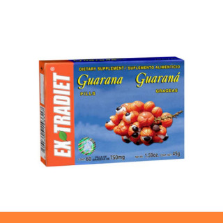 GRGS. EXTRADIET® SEMILLAS DE GUARANA CJA.60pz Clave:4331