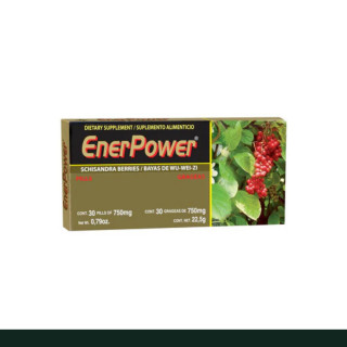 GRGS. ENERPOWER® BAYAS DE WU WEI ZI CJA.30pz Clave:4337