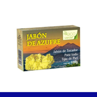 JABON T. ECOVERDE® AZUFRE CJA.PZA.100g Clave:4902