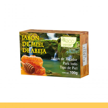 JABON T. ECOVERDE® MIEL DE ABEJA CJA.PZA.100g Clave:4905