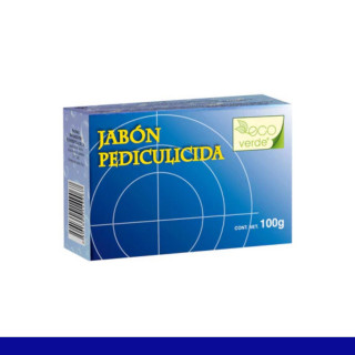 JABON C. ECOVERDE® PEDICULICIDA CJA.PZA.100g Clave:4906