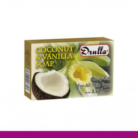 JABON T. DRULLA® COCO Y VAINILLA CJA.PZA.100g Clave:4908