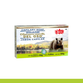 JABON C. COMPUESTO VEGETAL DEL OSO® AC. DE HIERBAS CJA.3pz Clave:4912