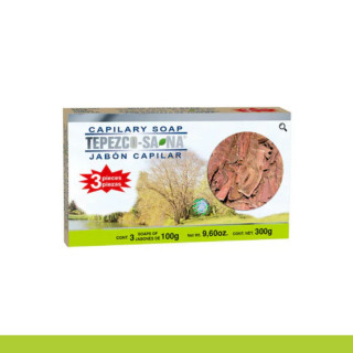JABON C. TEPEZCO-SANA® TEPEZCOHUITE Y ALMENDRAS CJA.3pz Clave:4914