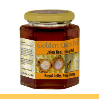 MIEL COMP. GOLDEN QUEEN BEE® MIEL, JALEA REAL Y POLEN FCO.330g Clave:5110