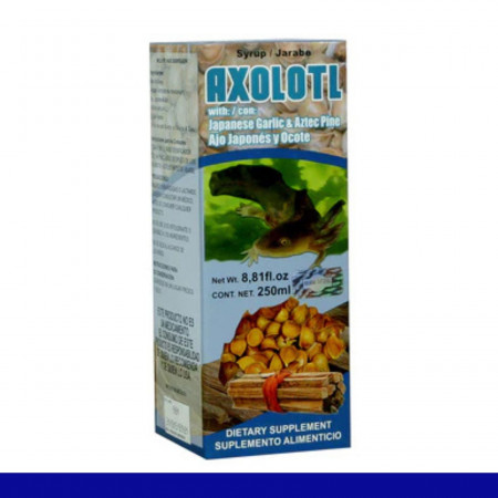 JARABE AXOLOTL® AJO JAPONES Y OCOTE CJA.FCO.250ml Clave:5406