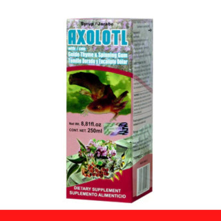 JARABE AXOLOTL® TOMILLO DORADO Y EUCALIPTO DOLAR CJA.FCO.250ml Clave:5407