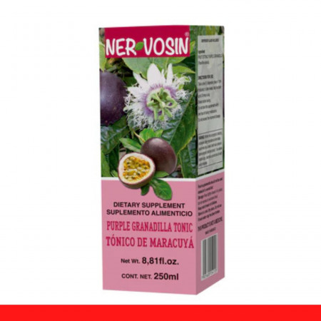 TONICO NERVOSIN® MARACUYA CJA.FCO.250ml Clave:5415