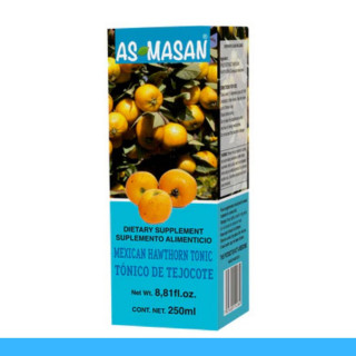 TONICO ASMASAN® TEJOCOTE CJA.FCO.250ml Clave:5418