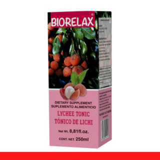 TONICO BIORELAX® LICHI CJA.FCO.250ml Clave:5419