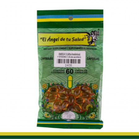 CAPS.B. OMEGA 3 (ALA) y VITAMINA C (niños) BSA.60pz Clave:2406