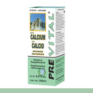JARABE PREVITAL® CALCIO CJA.FCO.250ml Clave:5429