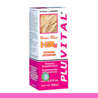 JARABE PLUVITAL® VITAMINA E1000 CJA.FCO.250ml Clave:5431