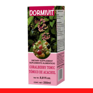 TONICO DORMIVIT® ACACHUL CJA.FCO.250ml Clave:5433